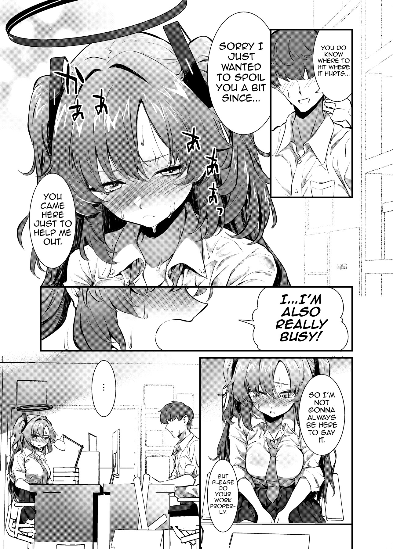 Hentai Manga Comic-Sweaty sex with Yuuka-Read-4